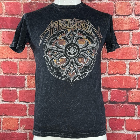 Affliction Men's Short Sleeve Graphic T-shirt - Size: Small -NWT - Picture 1 of 11